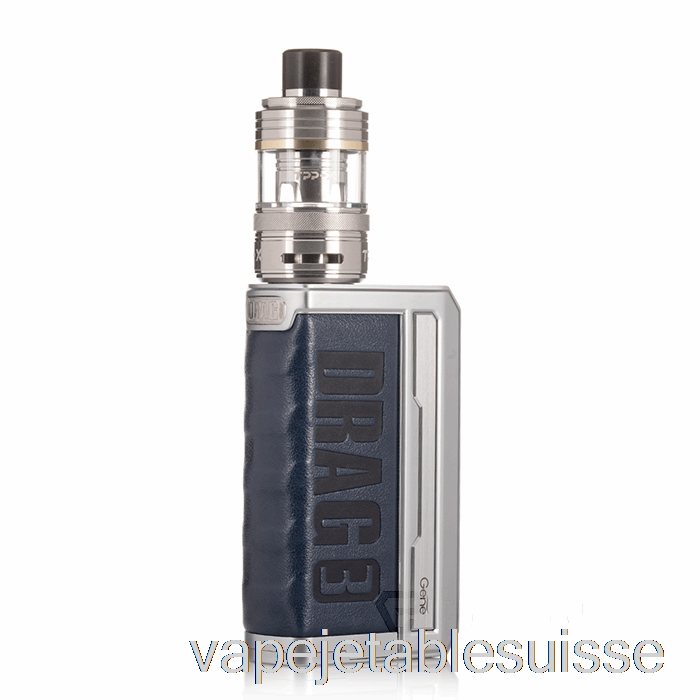 Vape Suisse Voopoo Drag 3 177w Kit De Démarrage [tpp-x] Argent Rêve Bleu